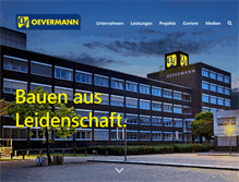 Tablet Screenshot of oevermann.com