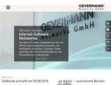 Tablet Screenshot of oevermann.de